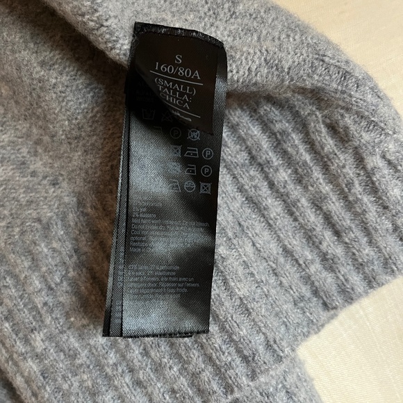 All Saints cashmere grey v-neck, button cardigan Small - Picture 5 of 6